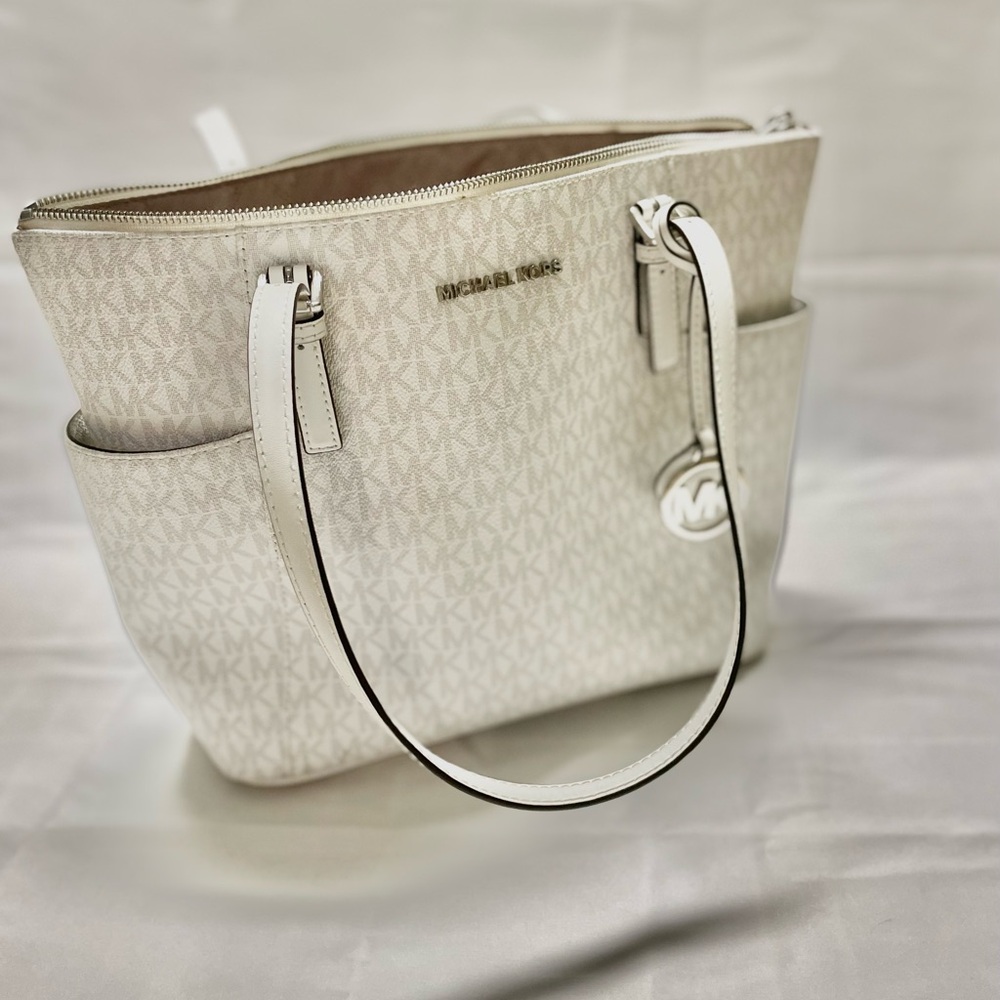 Michael Kors White Tote Bag